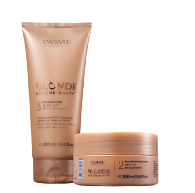 Cadiveu Blonde Reconstructor Mascara de Reconstrução+Acidificante 200ml