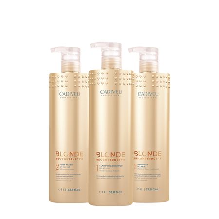 Kit-Cadiveu-Professional-Blonde-Reconstructor-Clarifying-Fiber-Filler-e-Unbroken-Blonde-(3-produtos)--1