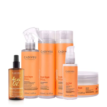 Kit-Cadiveu-Professional-Bye-Bye-Frizz-Completo-e-Oléo-Açai-60ml-(6-produtos)--1