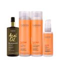 Kit Cadiveu Professional Bye Bye Frizz Shampoo Condicionador Leave-in e Açaí Oil 110 (4 produtos)