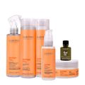 Kit Cadiveu Professional Bye Bye Frizz Shampoo Condicionador Selagem Gradativa Leave-in Máscara e Açaí Oil (6 produtos)