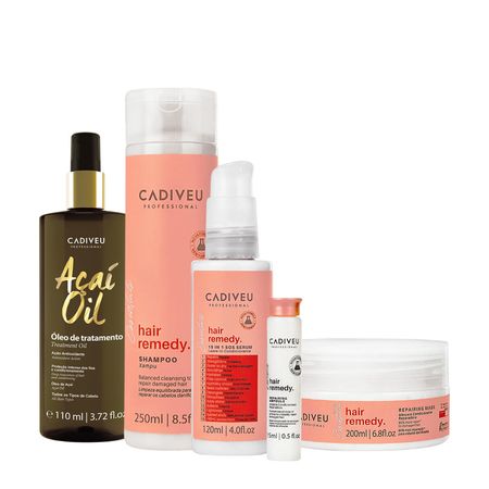 Kit-Cadiveu-Essentials-Hair-Remedy-Shampoo-Máscara-Leave-in-Sérum-Ampola-e-Açaí-Oil-110-(5-produtos)--1