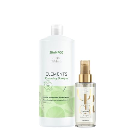 Kit-Wella-Professionals-Elements-Renewing-Shampoo-Oil-Light-(2-produtos)--1