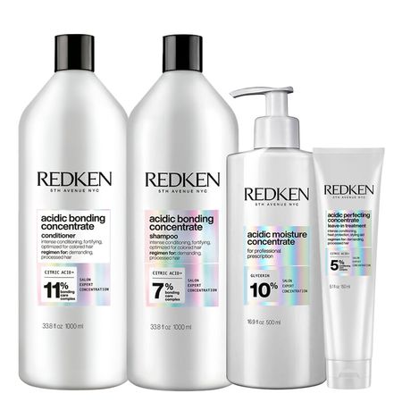 Kit-Redken-Acidic-Bonding-Concentrate----Shampoo-1000-ml-+-Condicionador-1000-ml-+-Tratamento-500-ml-+-Leave-in-150-ml--1