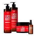 Widi Kit Liso Mágico Shampoo 300ml + Cond 300ml + Masq 300g + Sérum 60ml