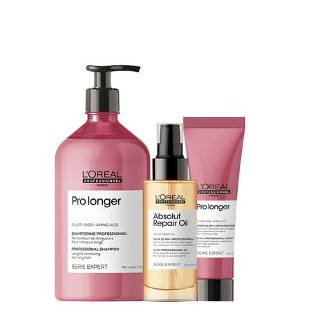 Kit-L'Oréal-Professionnel-Serie-Expert-Pro-Longer---Shampoo-750-ml-+-Leave-in-150-ml+-Óleo-90-ml--1