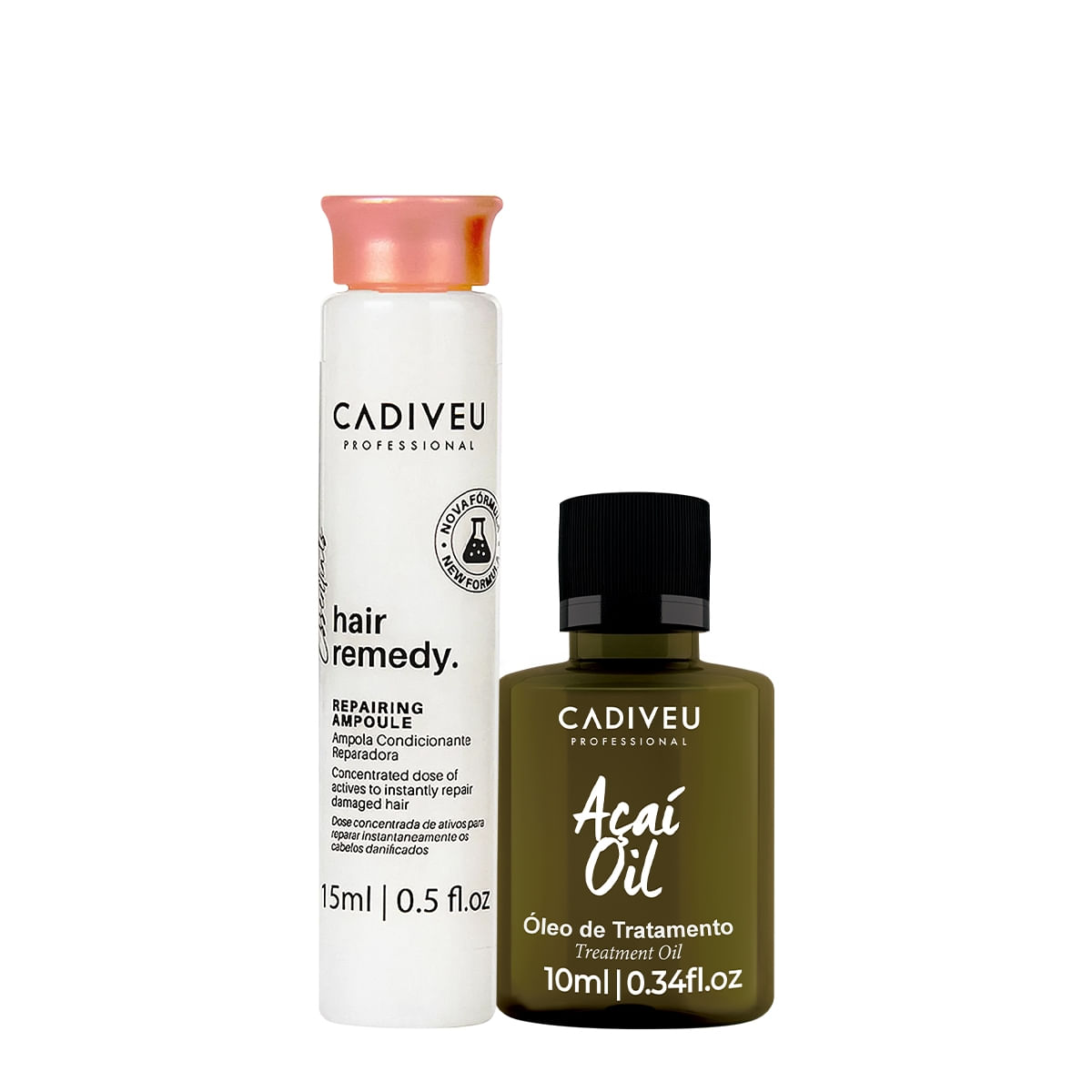 Kit Cadiveu Essentials Hair Remedy Reparadora e Açaí Oil (2 produtos)