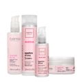 Kit Cadiveu Professional Essentials Quartzo Shine Shampoo Máscara Pré Shampoo e Leave-in (4 produtos)