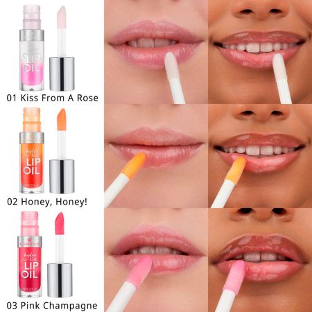 Óleo-Labial-Cintilante-Essence-Hydra-Kiss-02-Honey,-Honey!-4-ml-Kiss-02-Honey,-Honey!--3