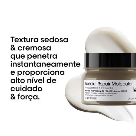 Máscara-de-Tratamento-L'Oréal-Professionnel-Absolut-Repair-Molecular-250ml--6