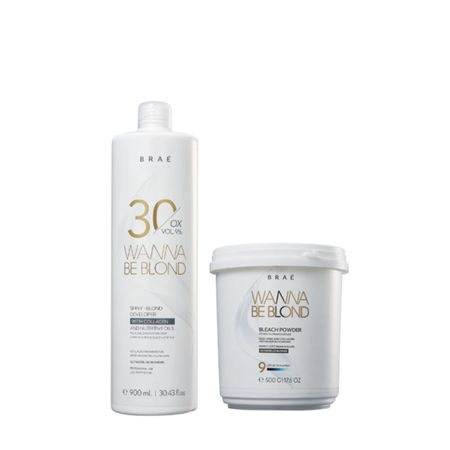 BRAÉ-Wanna-Be-Blond-9%-Água-Oxigenada-30-Volumes-900ml+Pó-Descolorante-500g--1