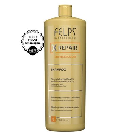 Shampoo-Xrepair-Bio-Molecular-1L---Felps--2