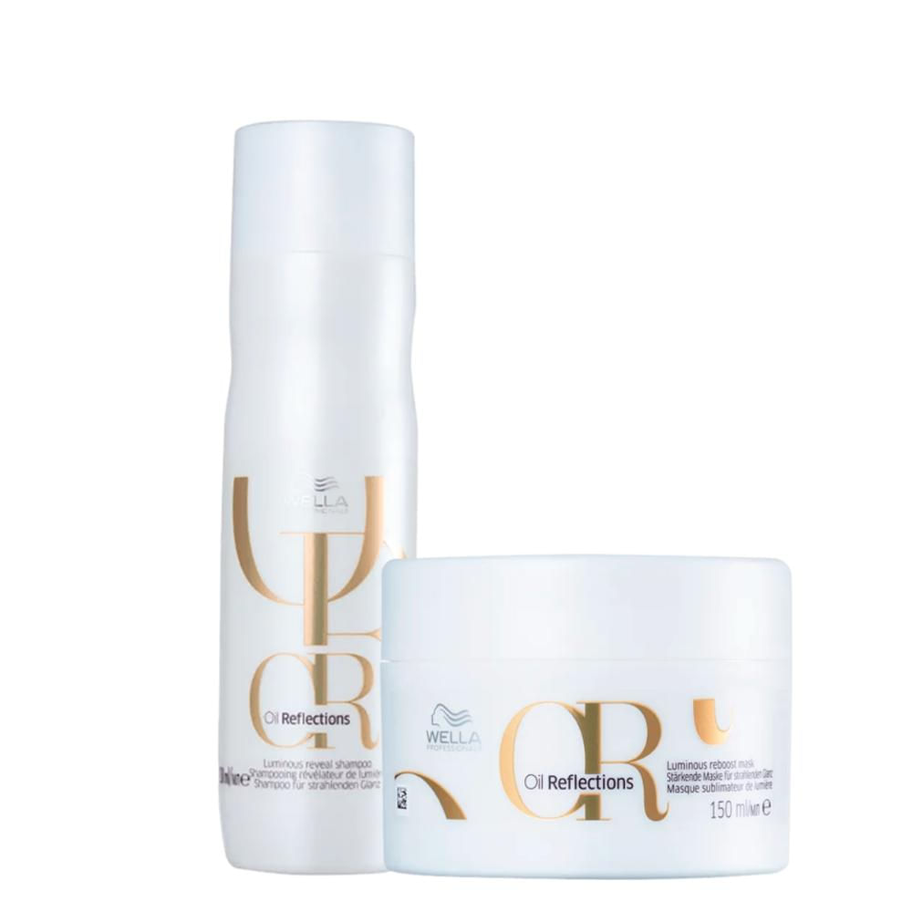 Kit Oil Reflections Shampoo 250ml e Máscara 150ml - Wella