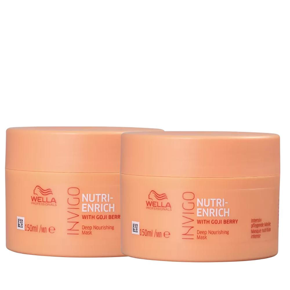 Kit 2 Máscaras Wella Profissionals Invigo Nutri Enrich 150ml