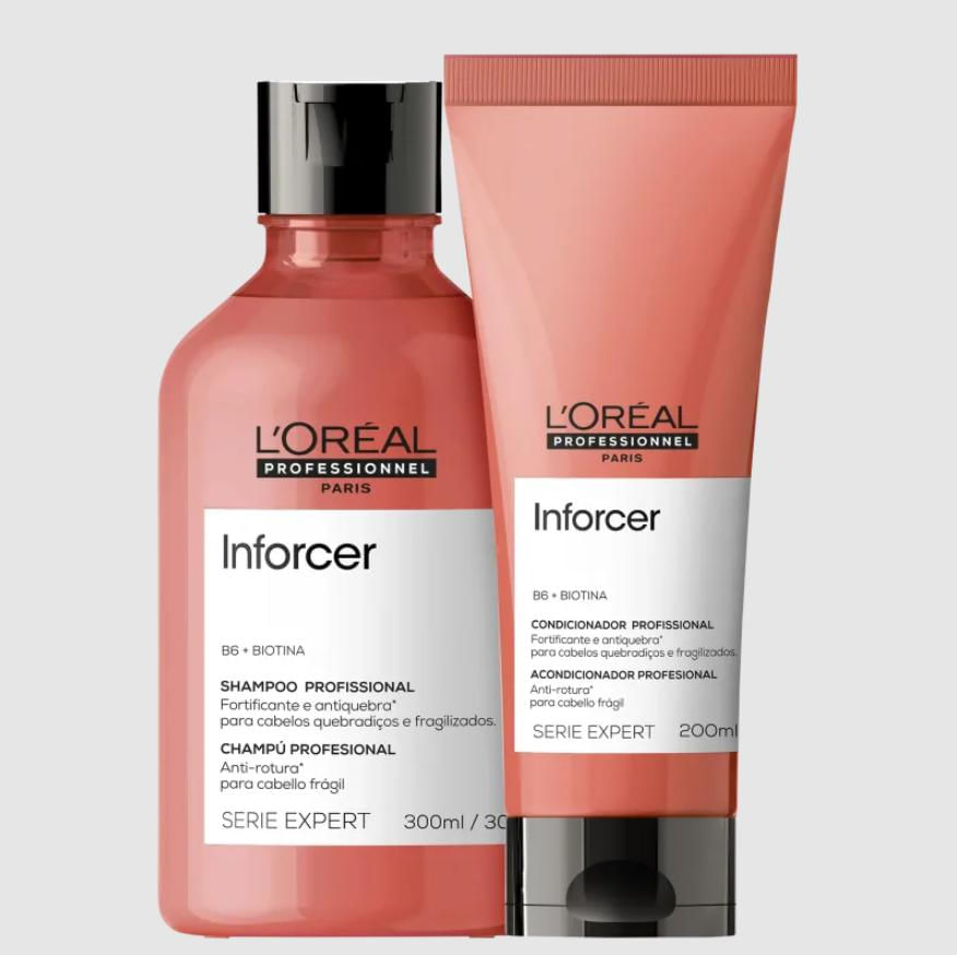 Kit Inforcer Shampoo 300ml e Condicionador 200ml