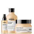 Kit L'Oréal Professionnel Serie Expert Absolut Repair Gold Quinoa Protein Shine (3 Produtos)