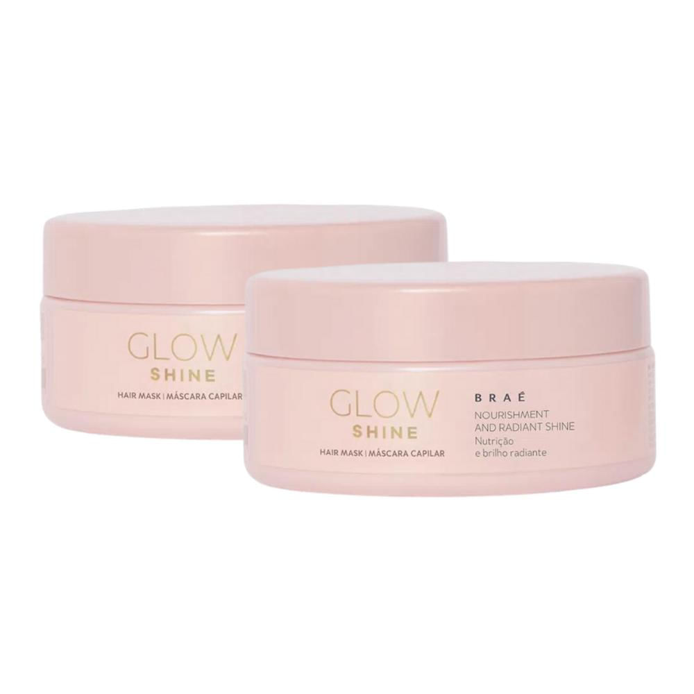 Kit Braé Glow Shine Máscara 200g, Máscara 200g (2 produtos)