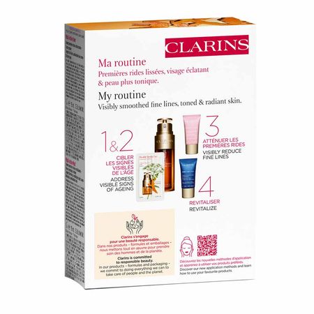 Clarins-Kit---Sérum-Anti-idade-+-Creme-Diurno-+-Creme-Noturmo-+-Sérum-para-Olhos-Kit--4