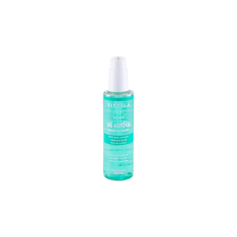 Sabonete Líquido Facial Vizzela Oil Control 150ml