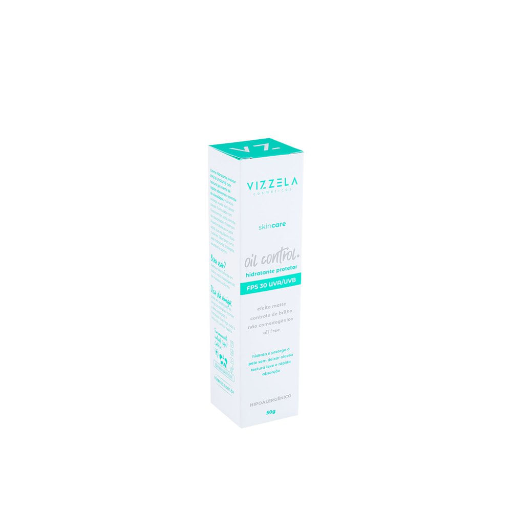 Protetor Solar Hidratante Vizzela FPS 30 Oil Control 50g