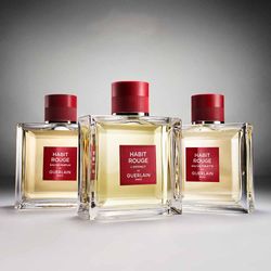 GUERLAIN HABIT ROUGE 100mlセット Perfume Habit Rouge Eau de Toilette Masculino - Época Cosméticos