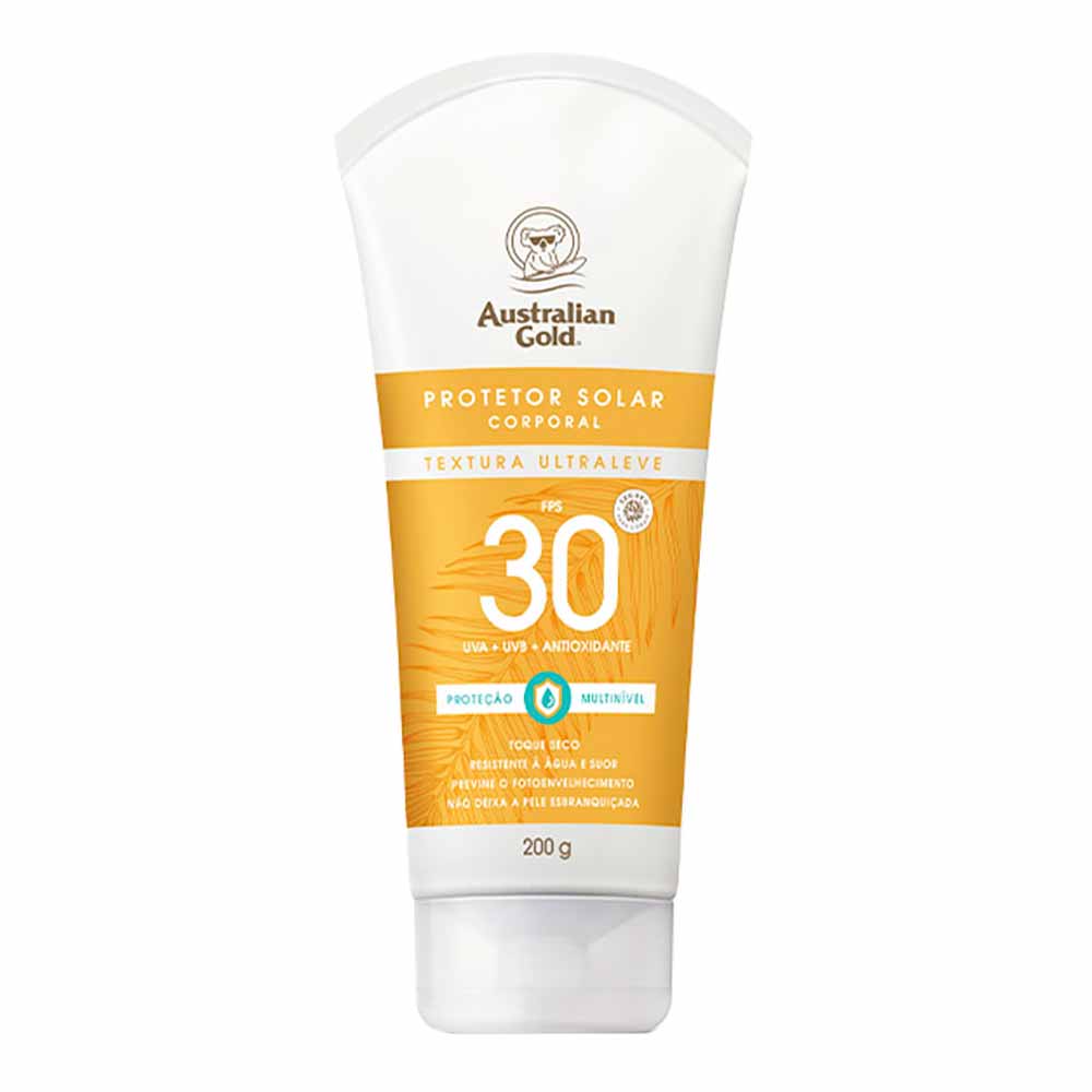 Protetor Solar Corporal Australian Gold Alta Proteção FPS 30