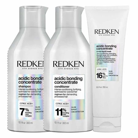 Redken-Acidic-Bonding-Concentrate-Kit-–-Shampoo-+-Condicionador-+-Máscara-Kit--1