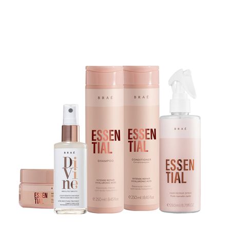 Kit-Braé-Essential-Shampoo-Condicionador-Hair-Spray-Máscara-e-Divine-Queratina-Líquida-(5-produtos)--1