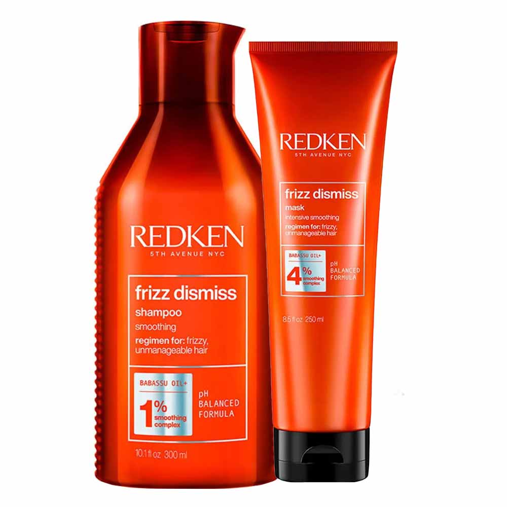 Kit Redken Frizz Dismiss – Shampoo + Máscara - Época Cosméticos