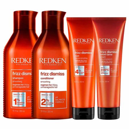 Redken-Frizz-Dismiss-Kit-–-Shampoo-+-Condicionador-+-Leaven-–-In-+-Máscara-Kit--1