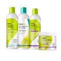 Kit Deva Curl No Poo Shampoo 355ml, Condicionador 355ml, Leave-in 355ml, Creme 500g