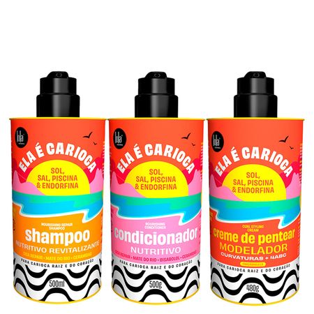 Kit-Lola-Ela-é-Carioca---Shampoo-500-ml-+-Condicionador-500-g-+-Creme-De-Pentear-Lola-Cosmectics-4abc-480-g--1