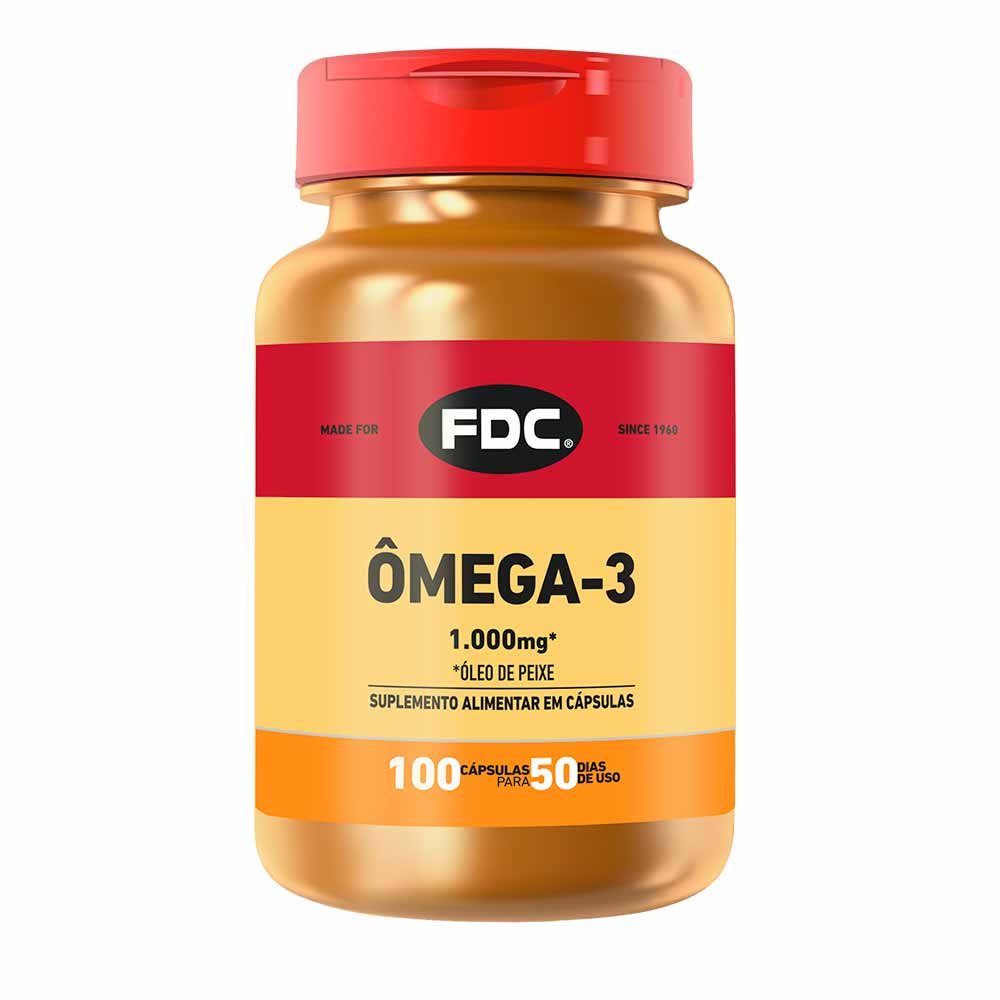 Suplemento Alimentar em Comprimidos FDC - Ômega 3 1000mg