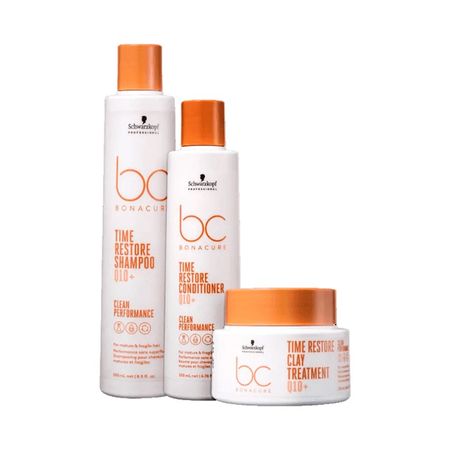 Kit-Schwarzkopf-Professional-BC-Bonacure-Clean-Performance-Time-Restore--Shampoo-250ml-+-Condicionador-200ml-+-Máscara-200ml--1