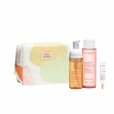 Clarins-Cleansers-And-Toning-Kit---Mousse-de-Limpeza-+-Tônico-Facial-Calmante-+-Emulsão-Facial-Kit--1