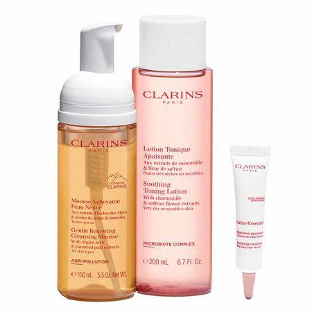 Clarins-Cleansers-And-Toning-Kit---Mousse-de-Limpeza-+-Tônico-Facial-Calmante-+-Emulsão-Facial-Kit--3