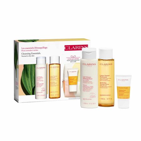 Clarins-Cleansers-And-Toning-Kit---Tônico-Facial-+-Esfoliante-Facial-+-Leite-Demaquilante-Kit--1