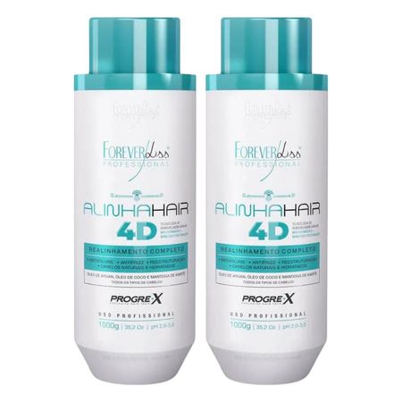 Forever-Liss-Kit-2x-AlinhaHair-4D-Realinhamento-Capilar-1L--1