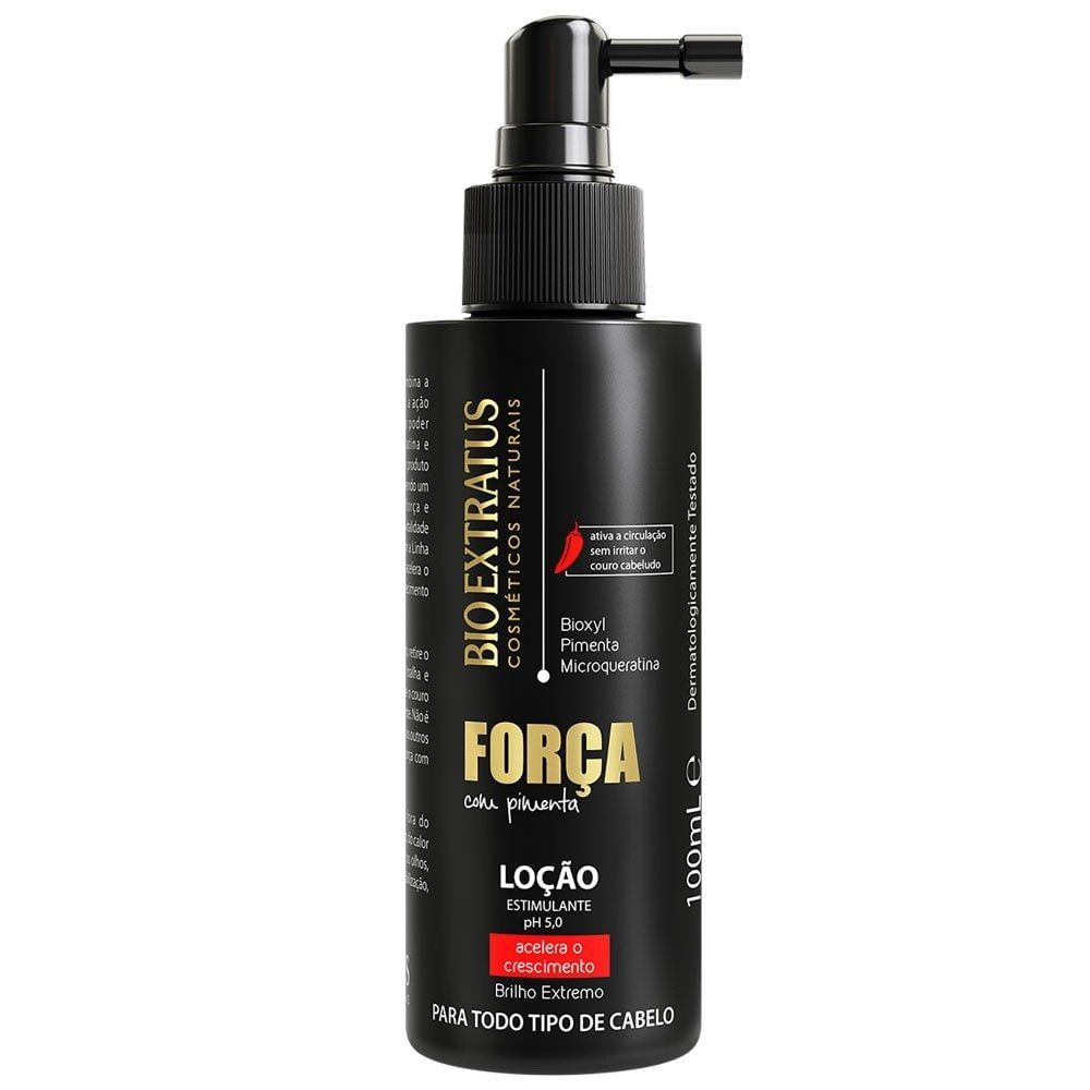 Loção Capilar Estimulante Força Com Pimenta Bio Extratus 100ml