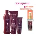 Kit Senscience True Hue Inner Restore Home Care Sérum (4 produtos)