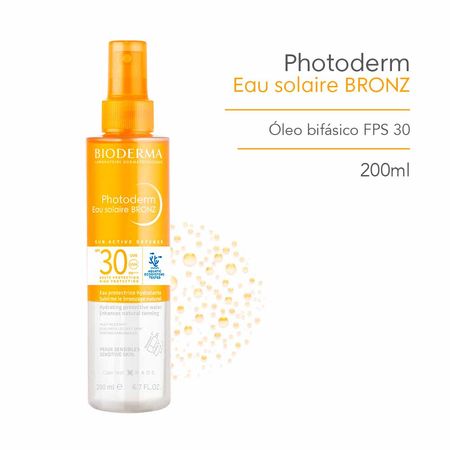 Óleo-Corporal-Bifásico-Bioderma-Photoderm-Eau-Solaire-Bronz-FPS30-200ml--2