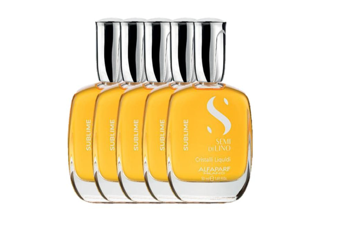 Kit 5 Reparador de Pontas Cristalli Liquid 50ml - Alfaparf