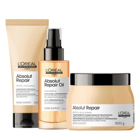 Kit-Gold-Quinoa-Máscara,-Condicionador-e-Oil-Reparador---L'Oréal--1