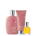 Kit Moisture Shampoo, Condicionador e Cristalli 30ml - Alfaparf