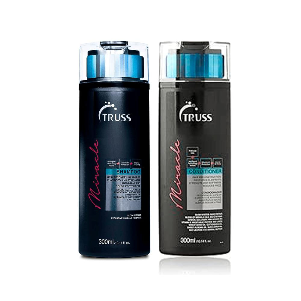 Kit Miracle Shampoo e Condicionador 300ml - Truss