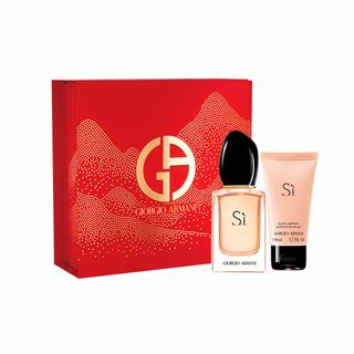 Giorgio Armani Si Coffret Perfume Feminino EDP + Shower Gel