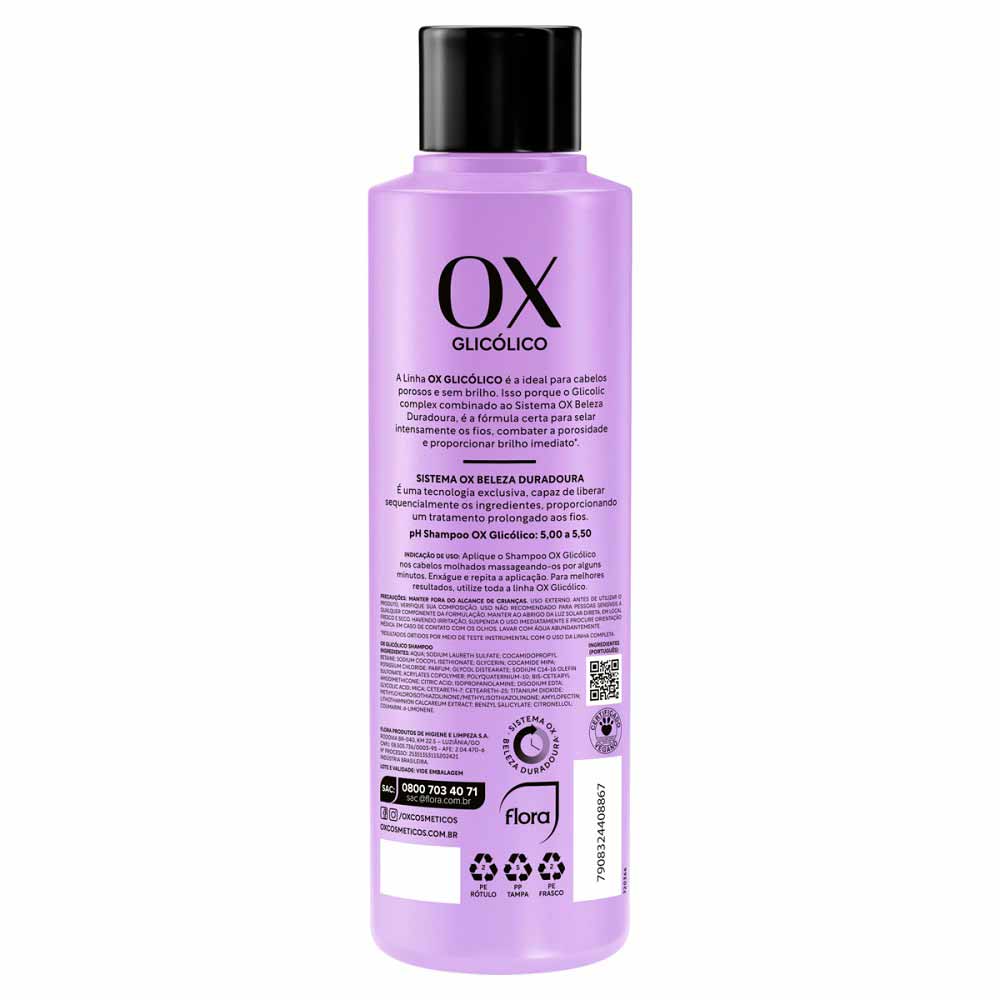 OX Glicólico Shampoo
