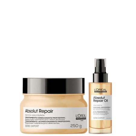 Kit-L’Oréal-Professionnel-Absolut-Repair-Gold-Quinoa-+-Protein---Máscara-250g-+-Óleo-Reparador-90ml--1