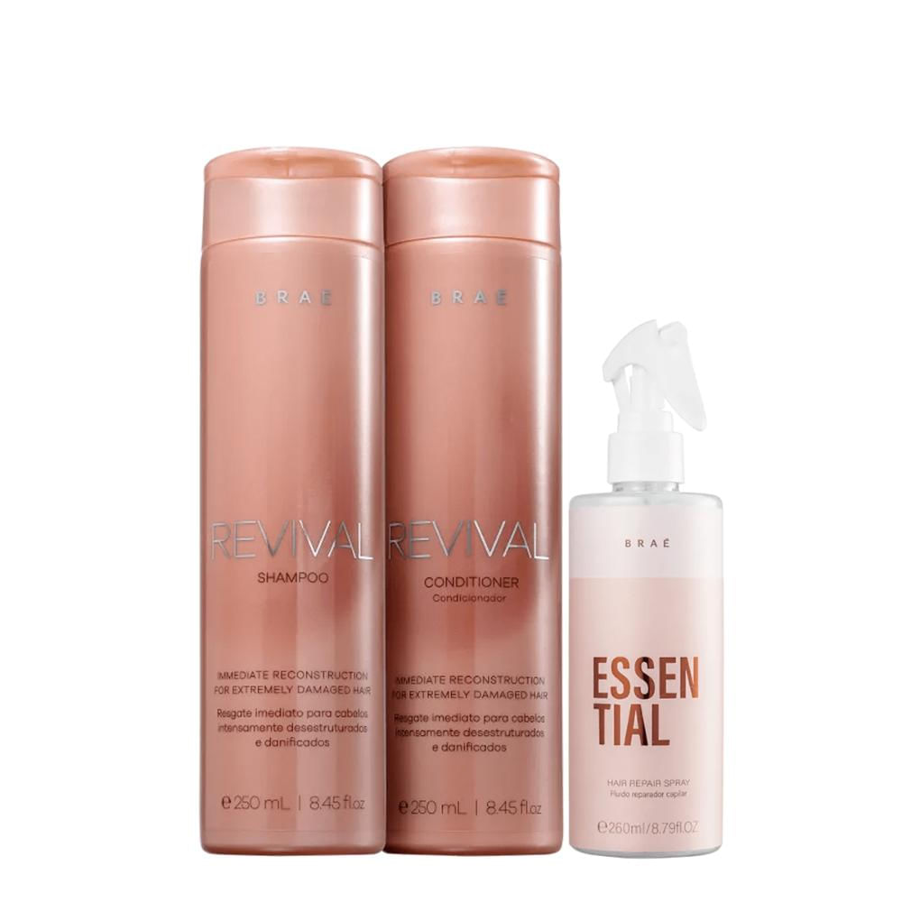 Leave Essential, Shampoo e Condicionador Revival - Braé