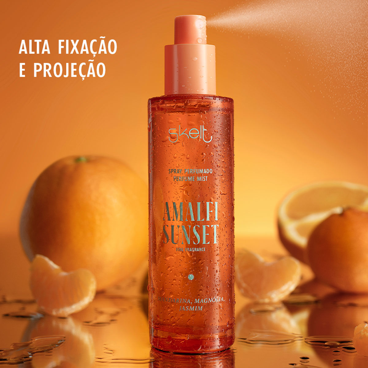 Kit Skelt Amalfi Sunset Hidratante Corporal e Spray Perfumado (2